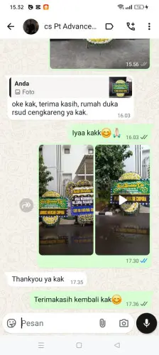 Testimonial Papan Bunga Pernikahan kuta