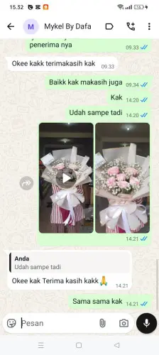 Testimonial Buket Bunga kuta